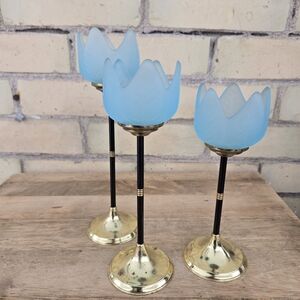 Vintage Tulip Candle Holders